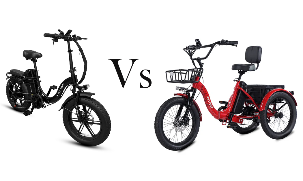 Lightest Electric Bicycle VS Electric Bike Trike | VICTRIP