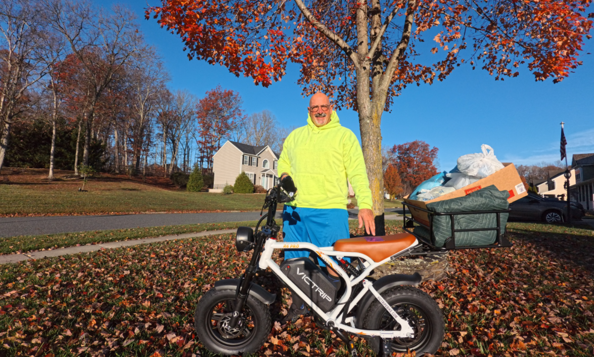 Compact Electric Cargo Bike | VICTRIP