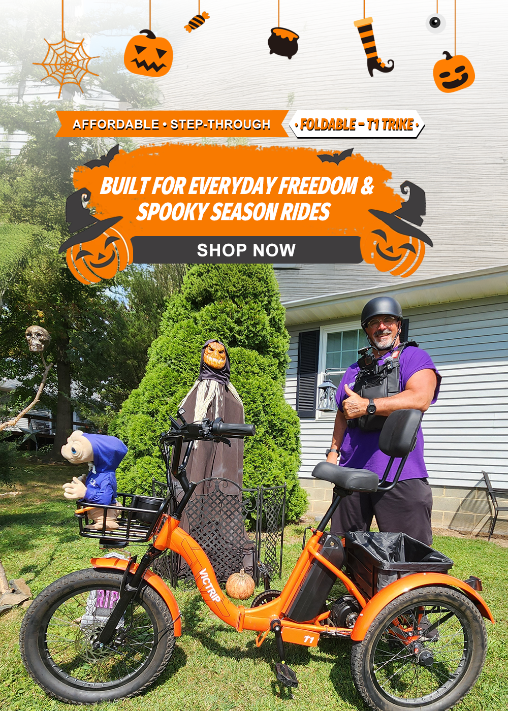 Three Wheel Electric Tricycle | VICTRIP