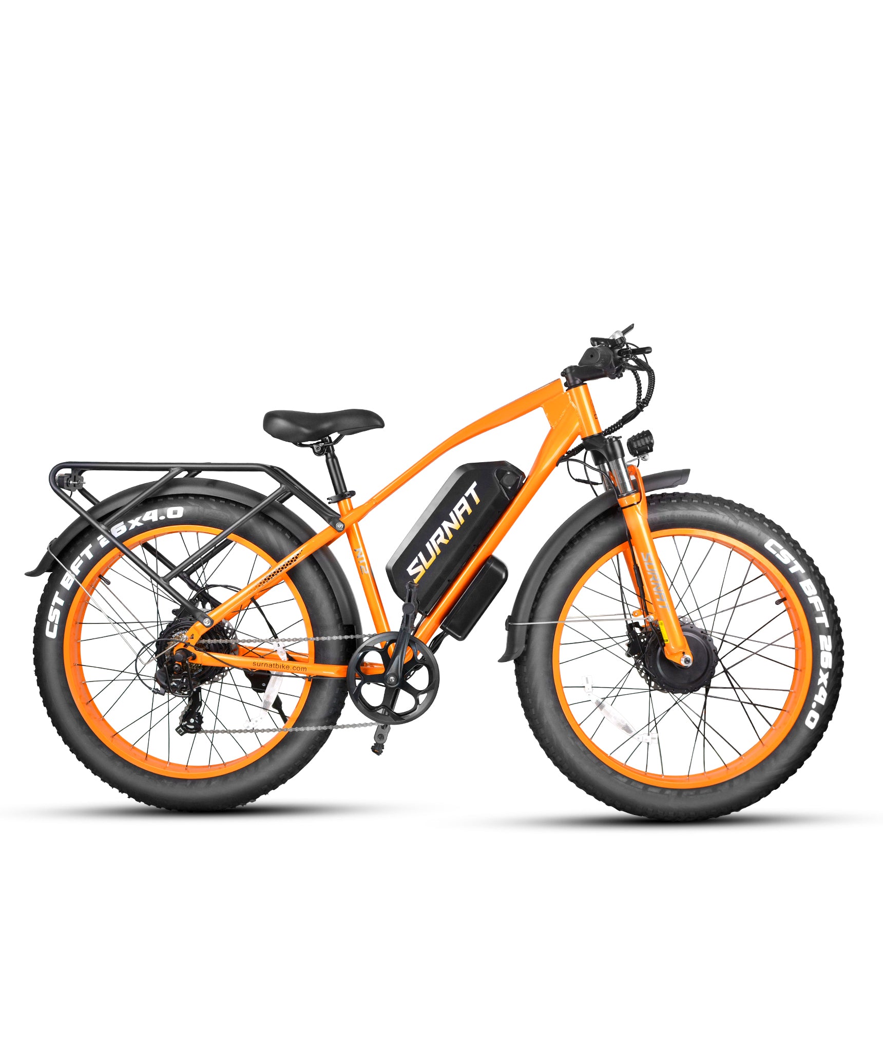 Fat Tire Electric Bike Orange | VICTRIP