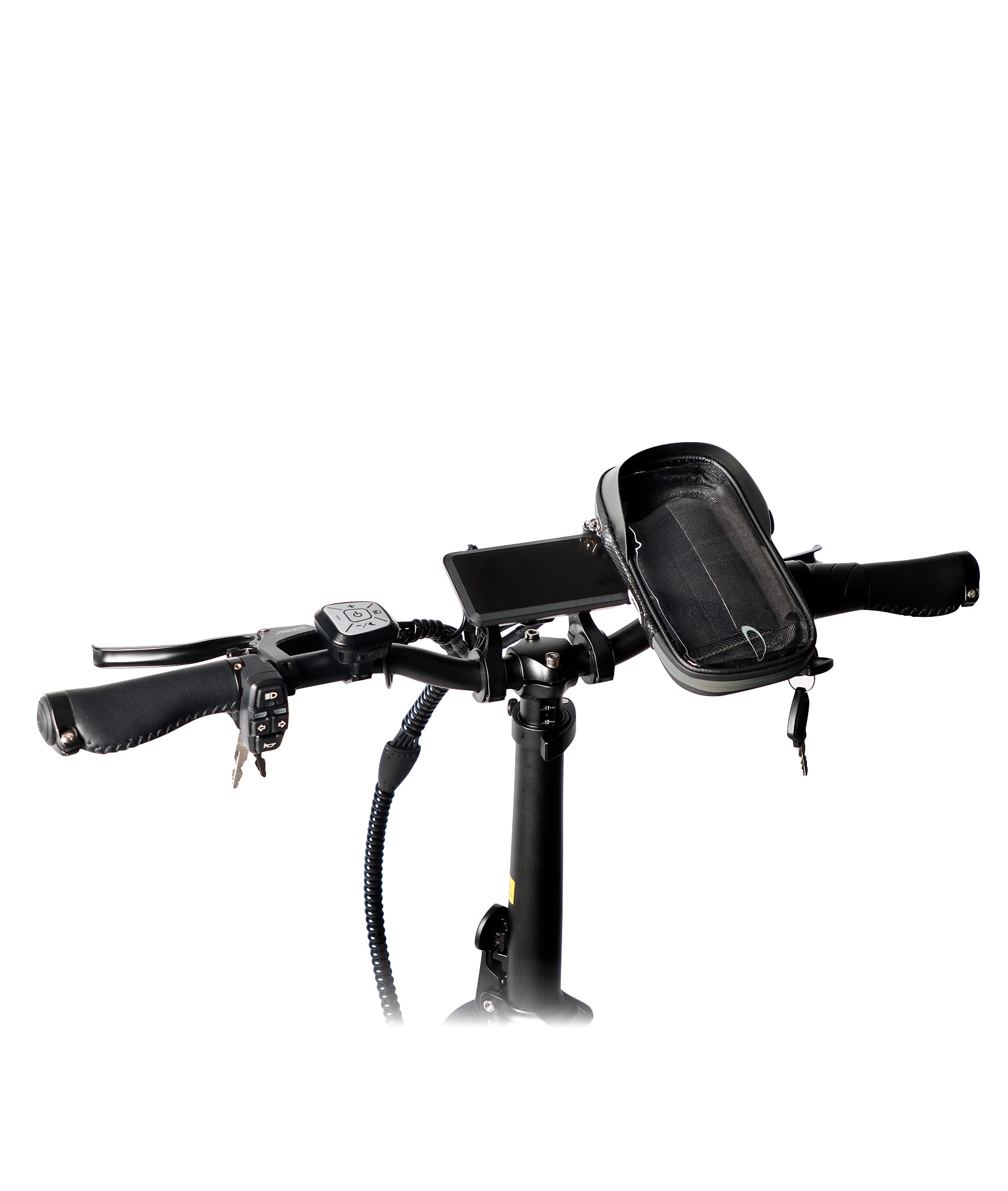 Black E bike Phone Mount | VICTRIP