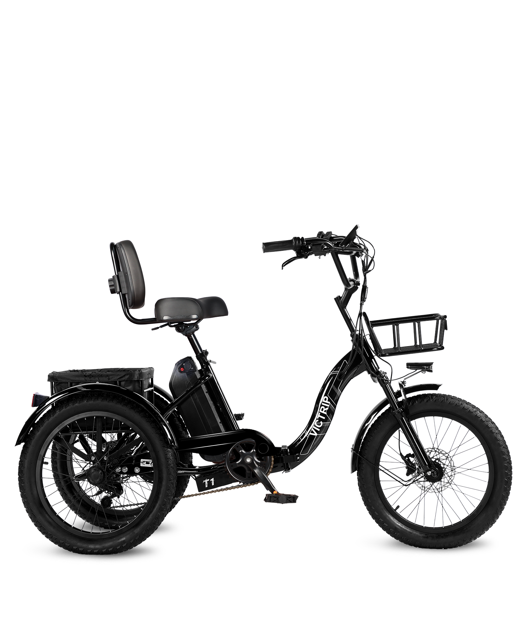Electric Tricycle Bike Black | VICTRIP