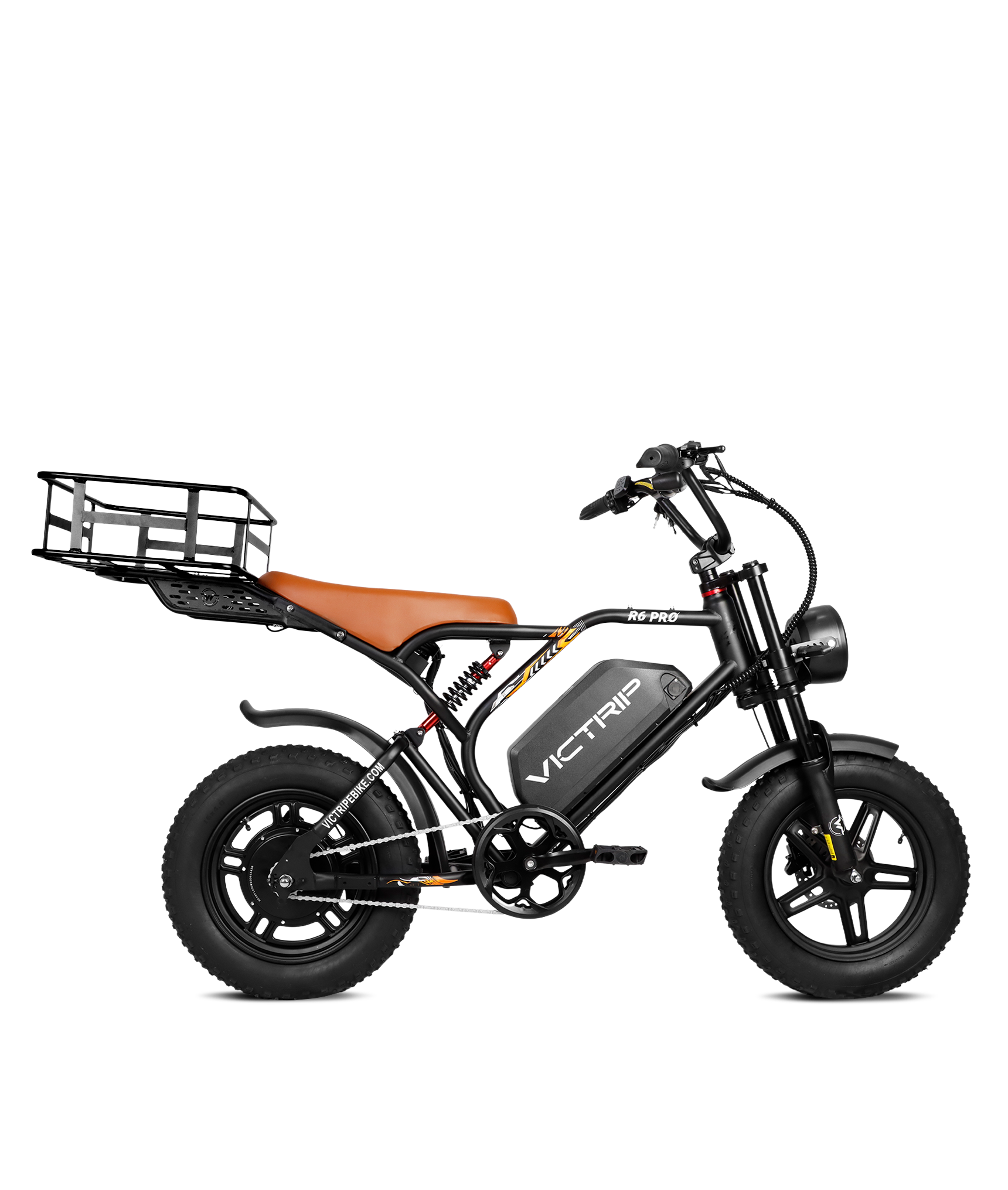 VICTRIP®R6 Pro - 1500W Full Suspension Moped Style EBike