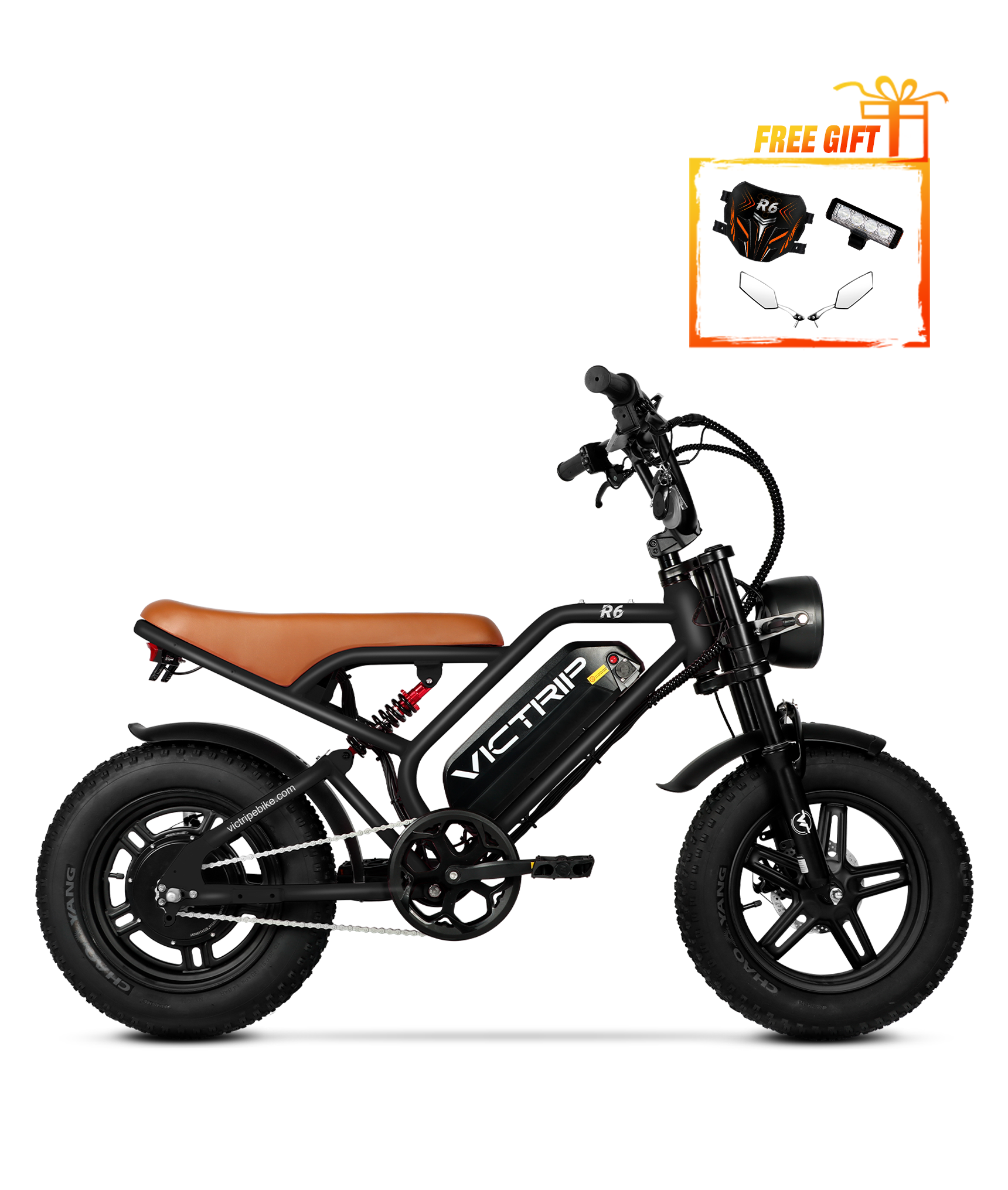 VICTRIP ®R6 Off Road Electric Bike For Teens