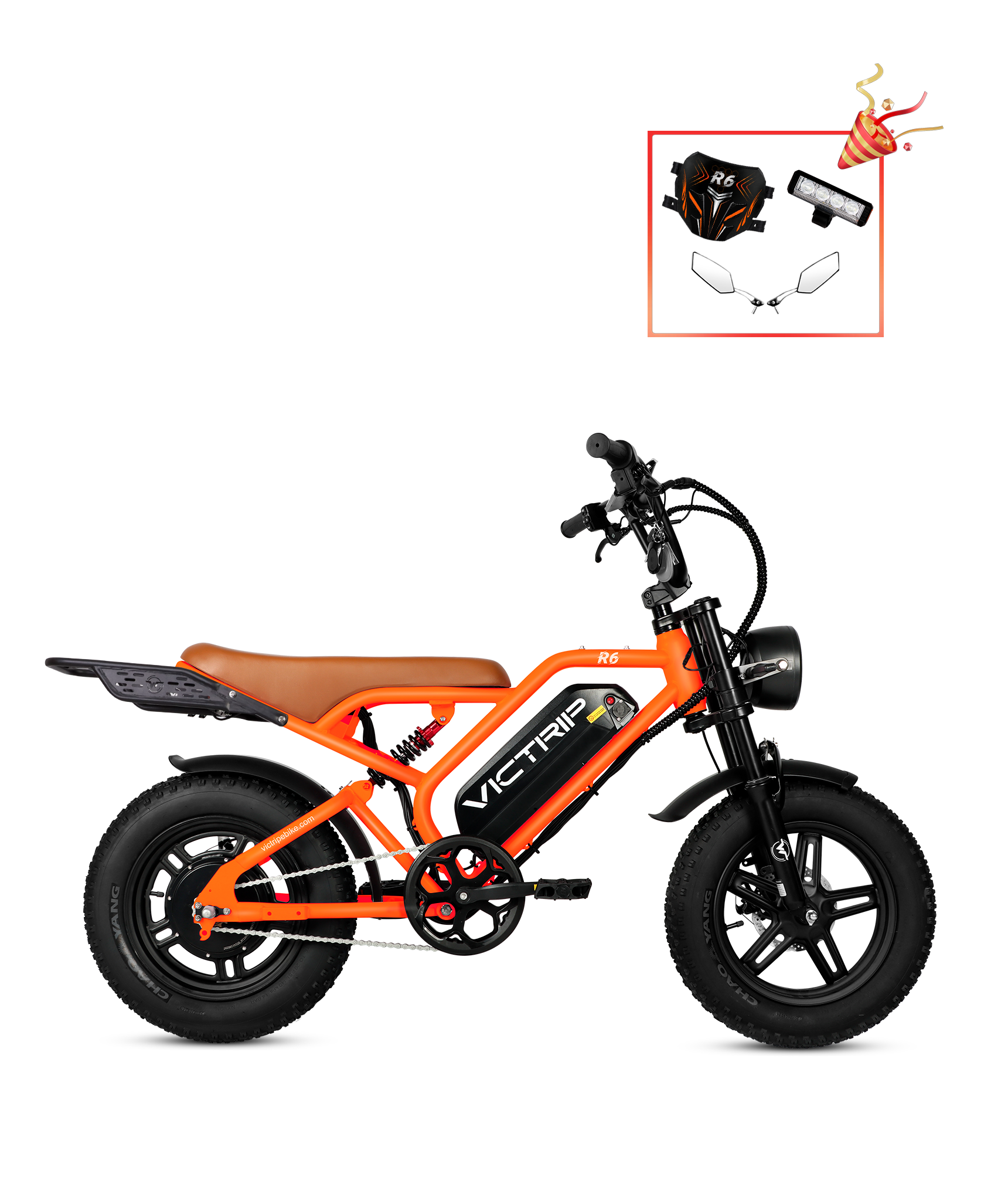 1000W Full Suspension Electric Bike Fat Tire | VICTRIP