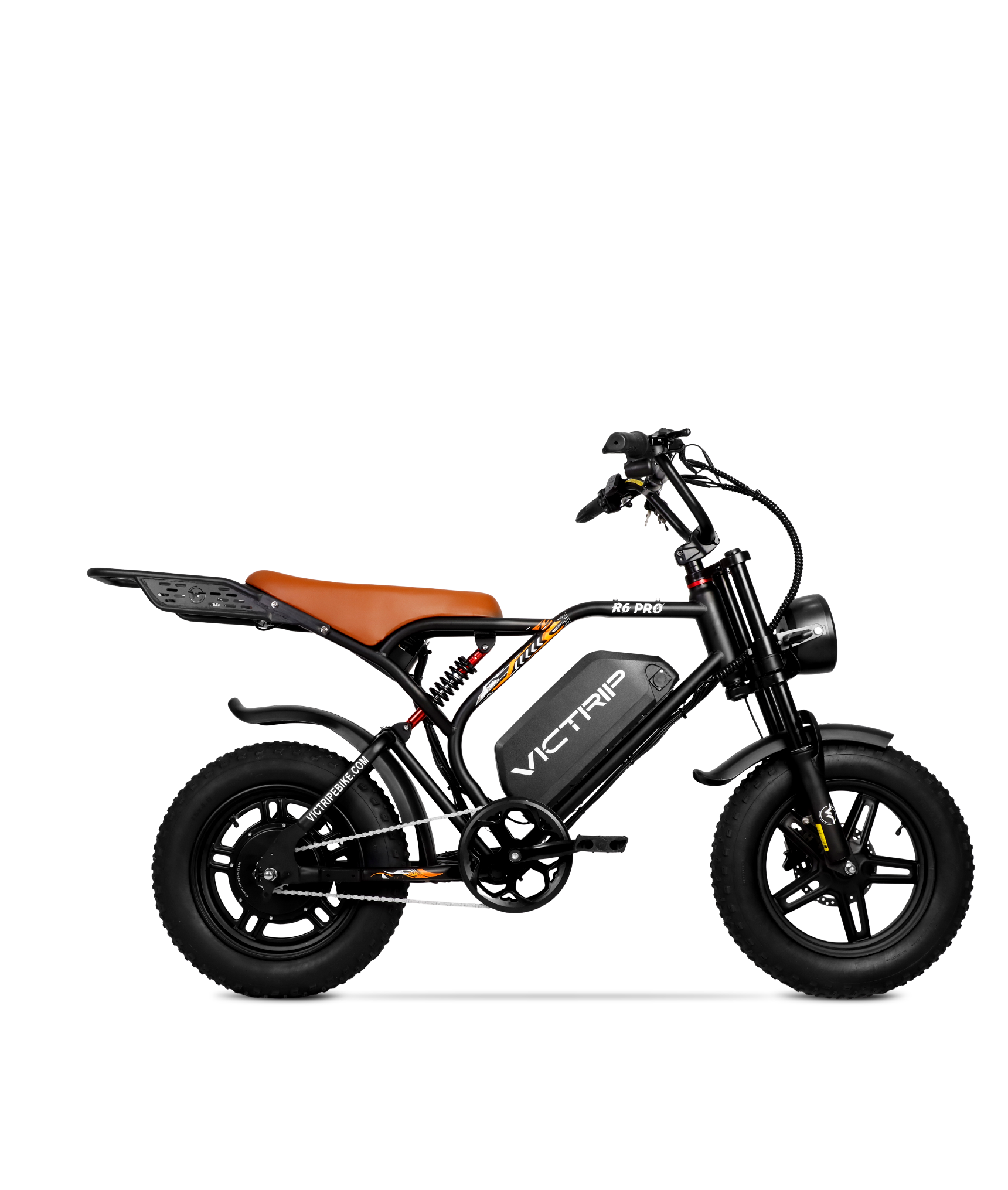 VICTRIP®R6 Pro - 1500W Full Suspension Moped Style EBike