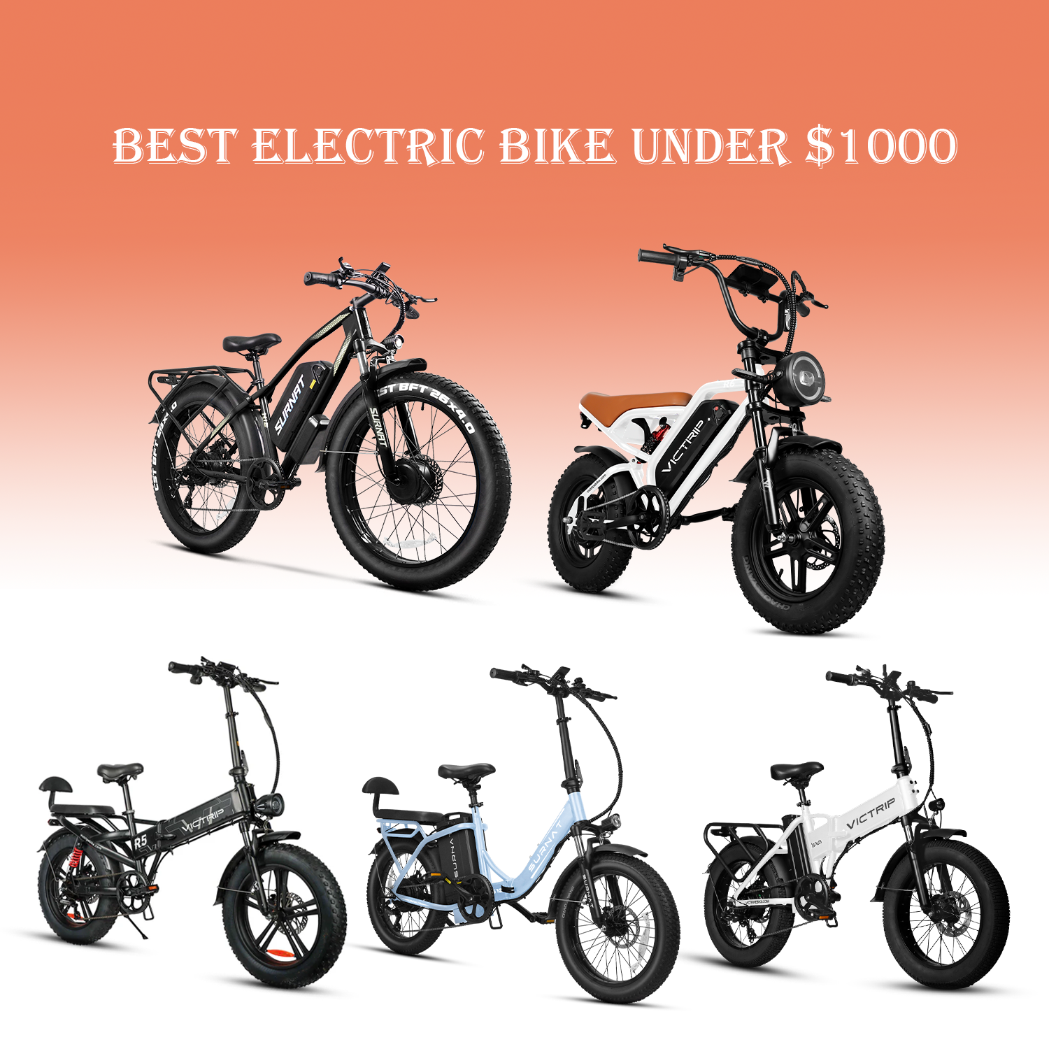 Best Electric Bikes Under 1000