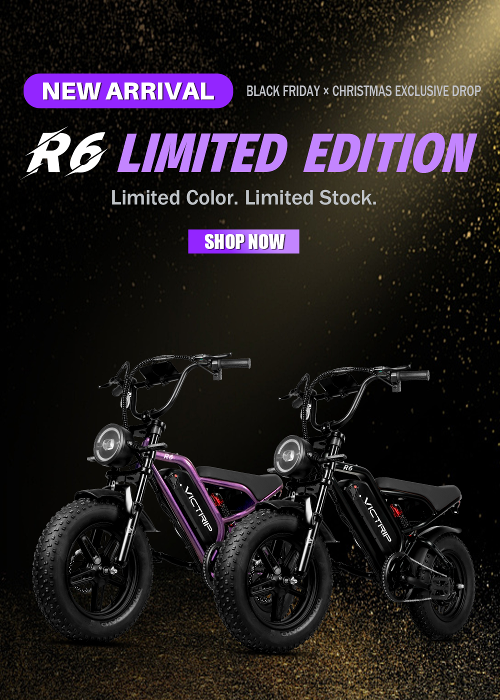Meet the VICTRIP R6 Limited Edition: The Electric Bike Everyone Wants