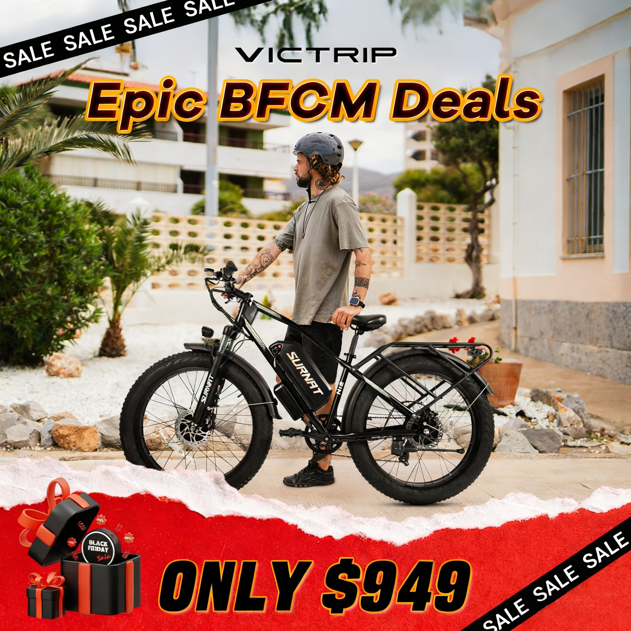 Low Pr
iced Mountain Bikes— Only $949 Black Friday!