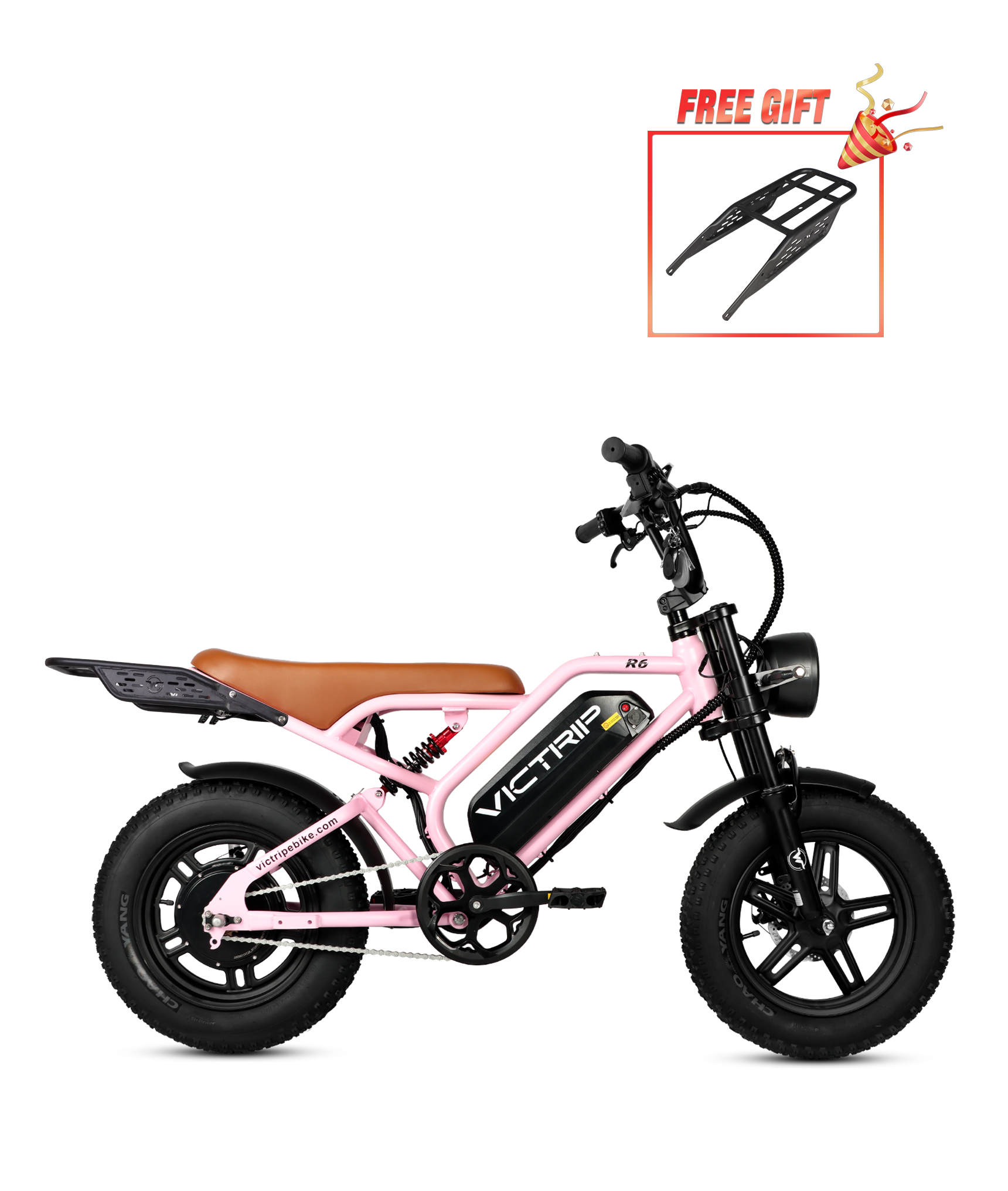 Pink Electric Small Bicycle​ | VICTRIP