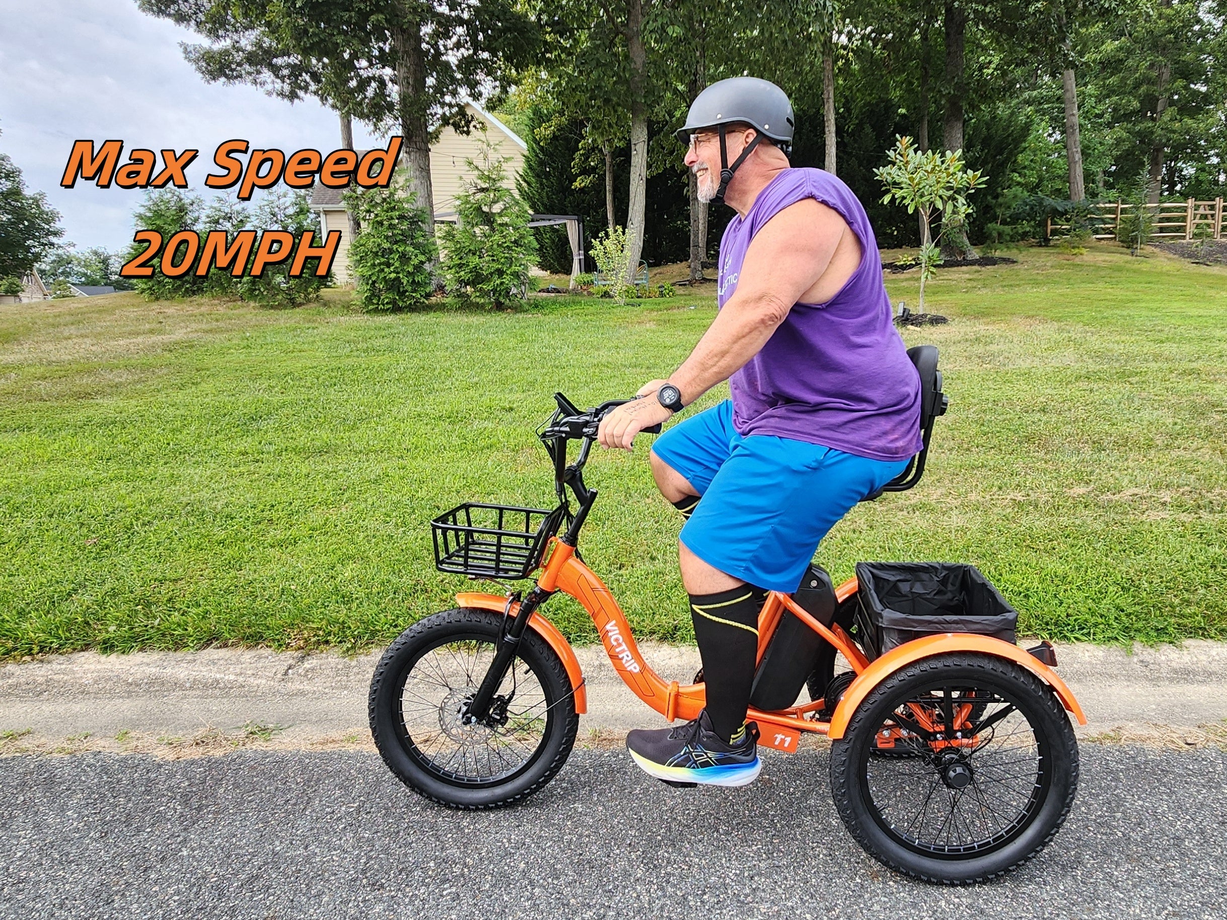 Three Wheel Electric Bike 20MPH | VICTRIP