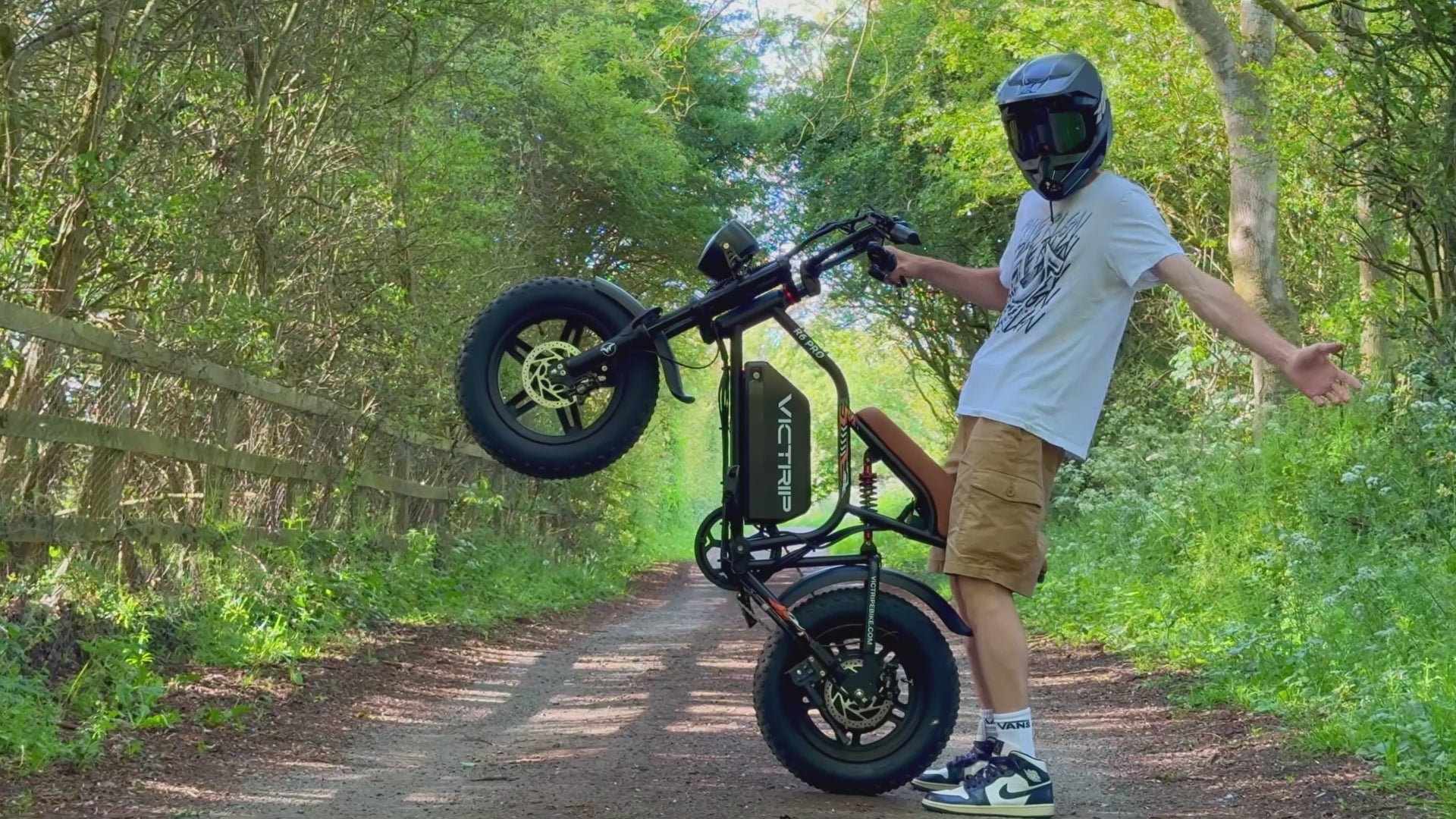 Load video: Full Suspension Ebike Moto Style​ | VICTRIP