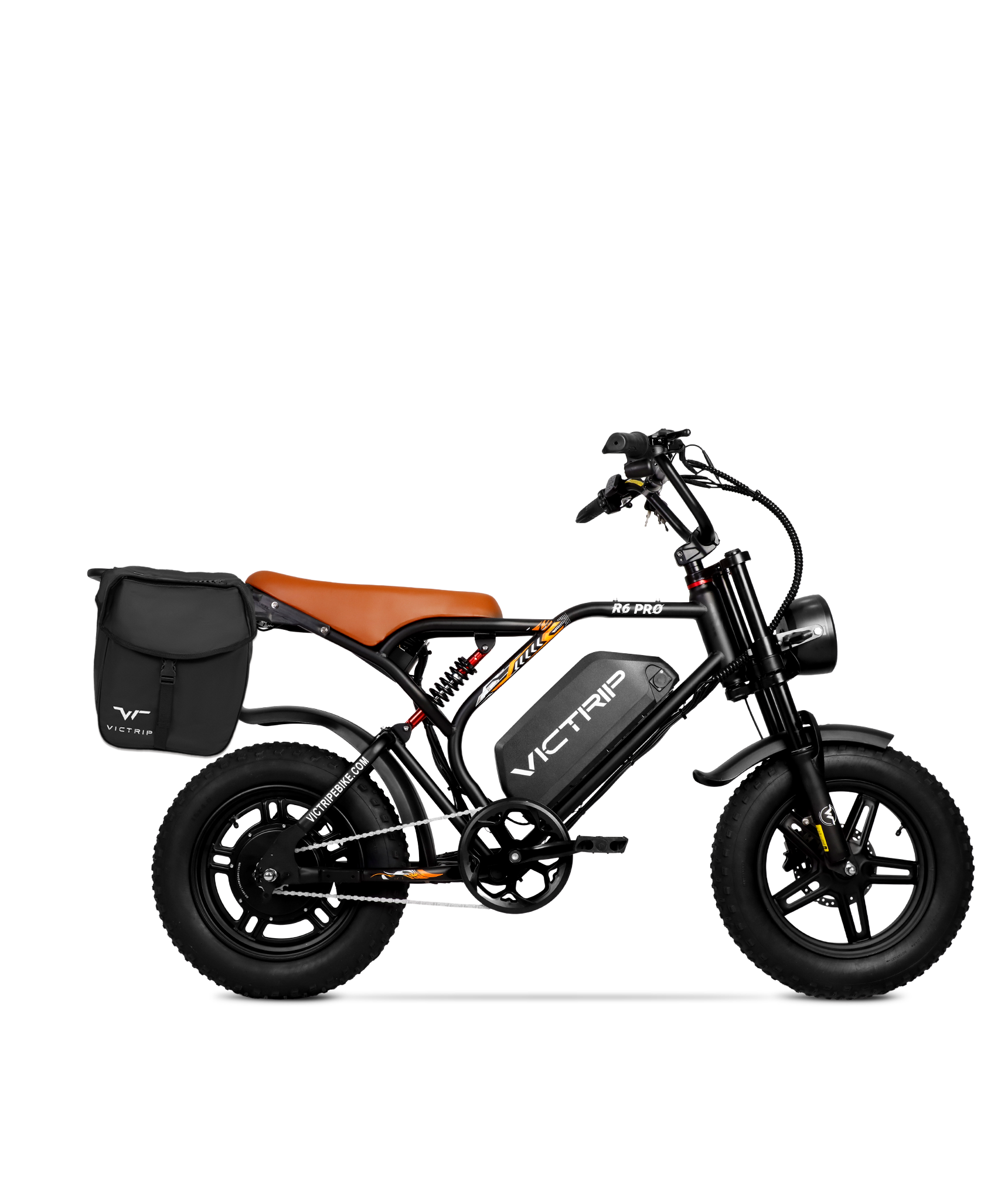 VICTRIP®R6 Pro - 1500W Full Suspension Moped Style EBike