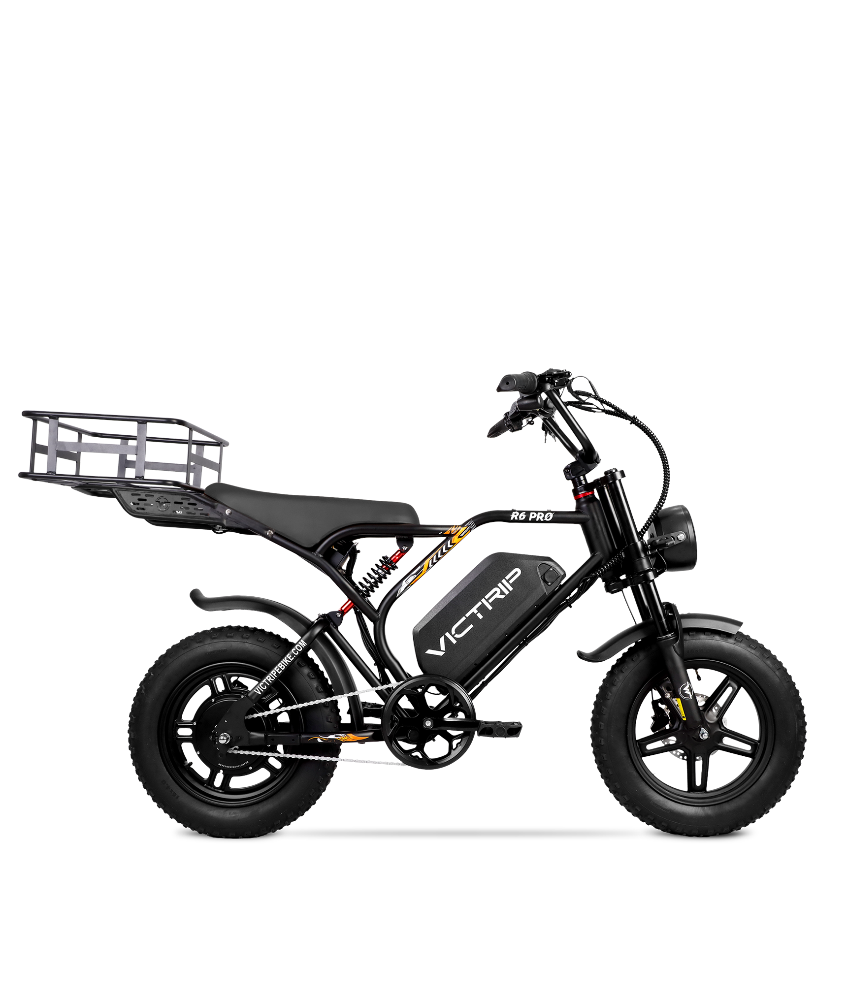 VICTRIP®R6 Pro - 1500W Full Suspension Moped Style EBike